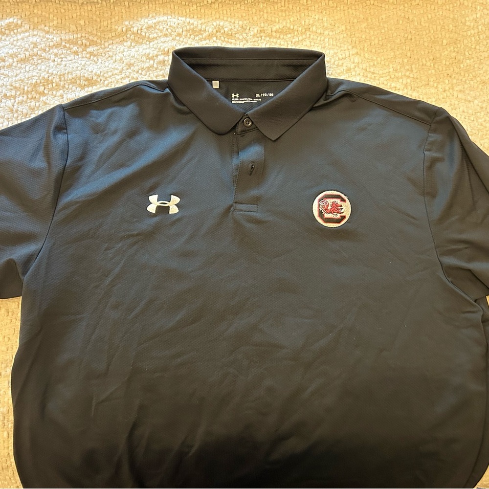South Carolina gamecocks men’s under armor polo